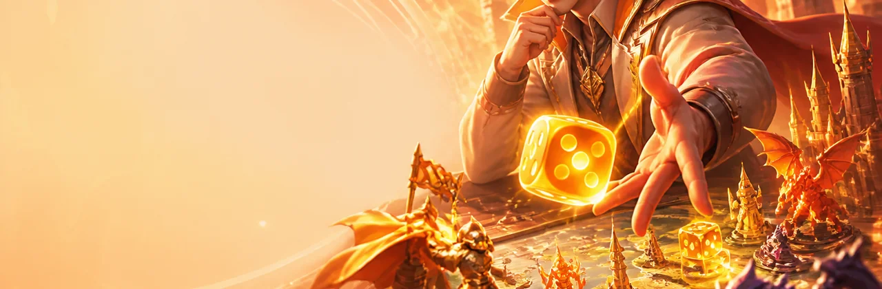 Nhân vật chiến lược gia bên bản đồ và dụng cụ trò chơi fantasy